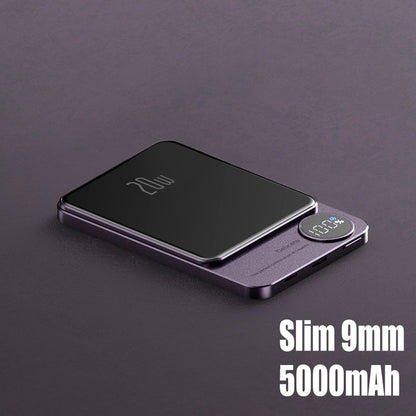 Wireless Fast Charging Magnetic Power Bank
